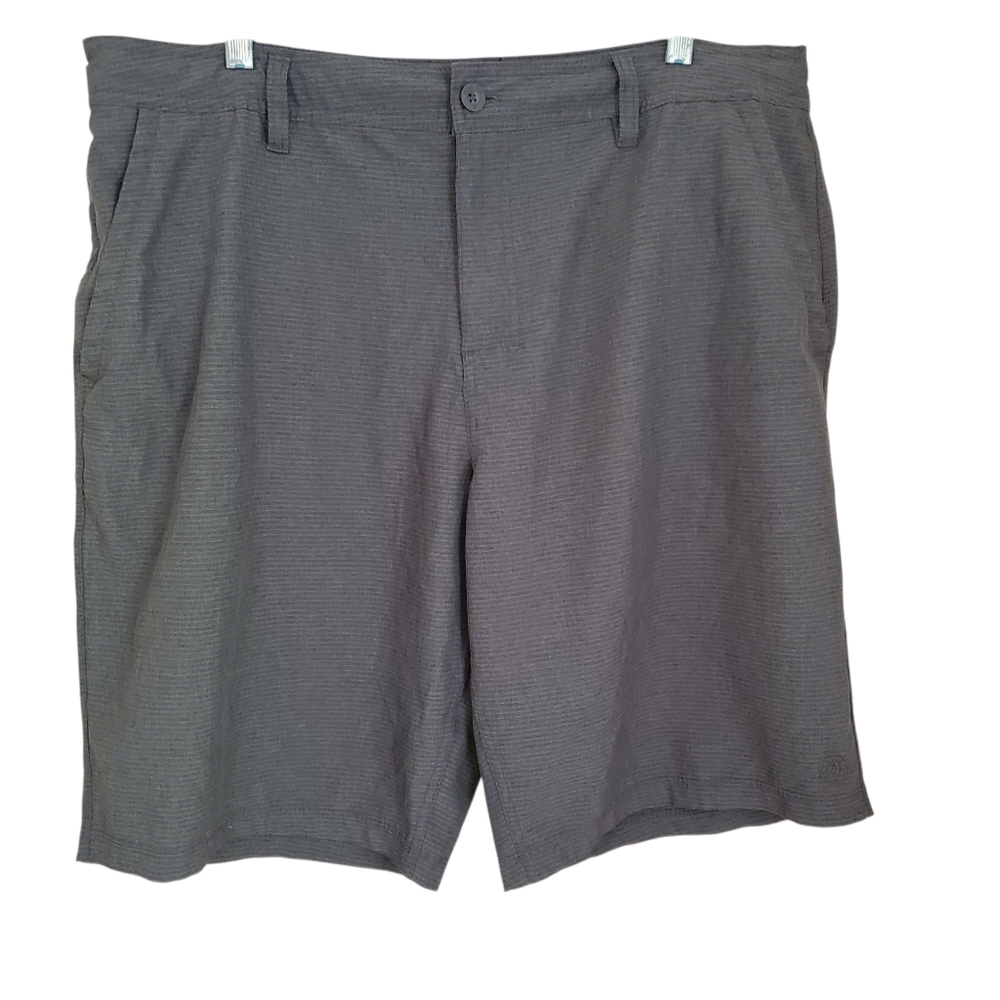 Hang Ten Mens Hybrid Walk Shorts Size 38 Stretch Lightweight Quick Dry Gray